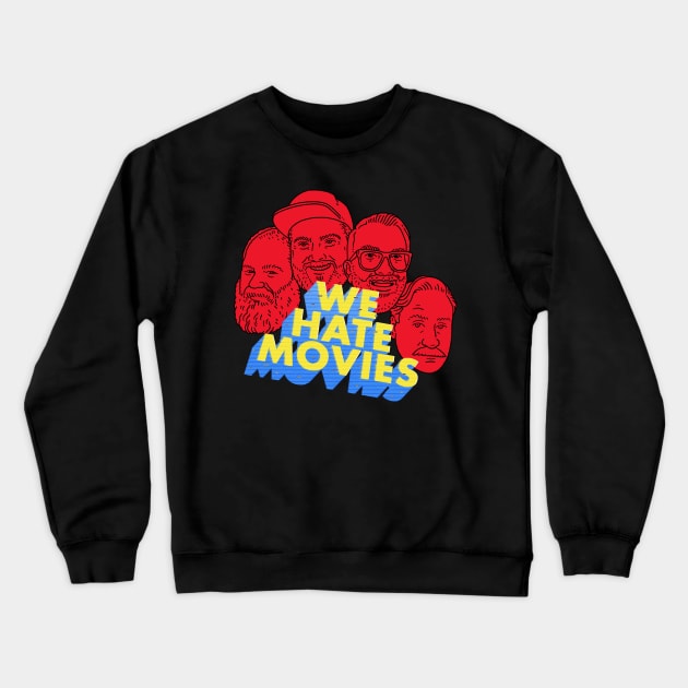 The Gang (Red Variant) Crewneck Sweatshirt by We Hate Movies